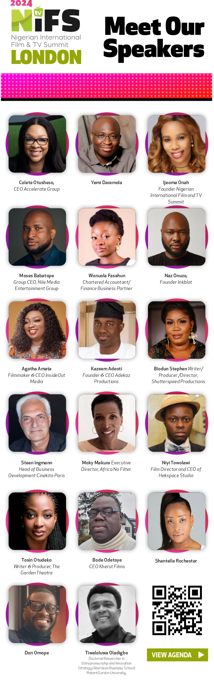 NiFS London Speakers