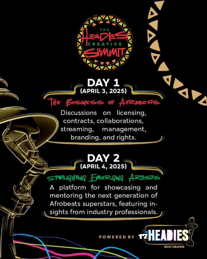 Register Today for the Headies Creatives Summit